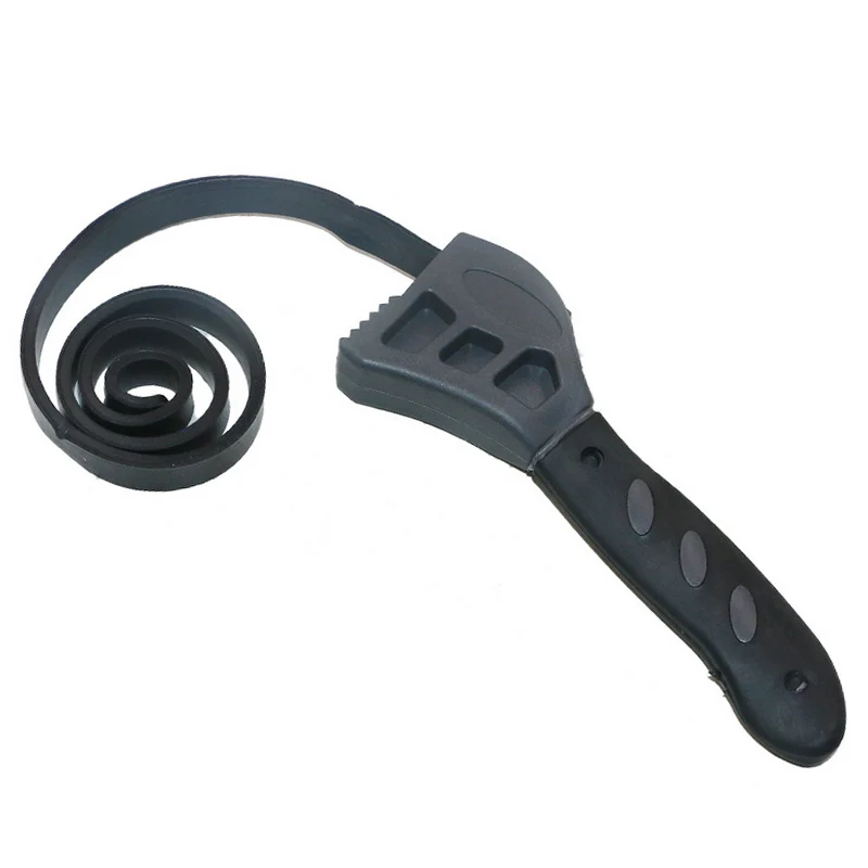 Chave de cinto de borracha multifuncional 50cm, abridor de garrafa ajustável, filtro de óleo automático, chave de reparo de carro, ferramentas manuais -- m25