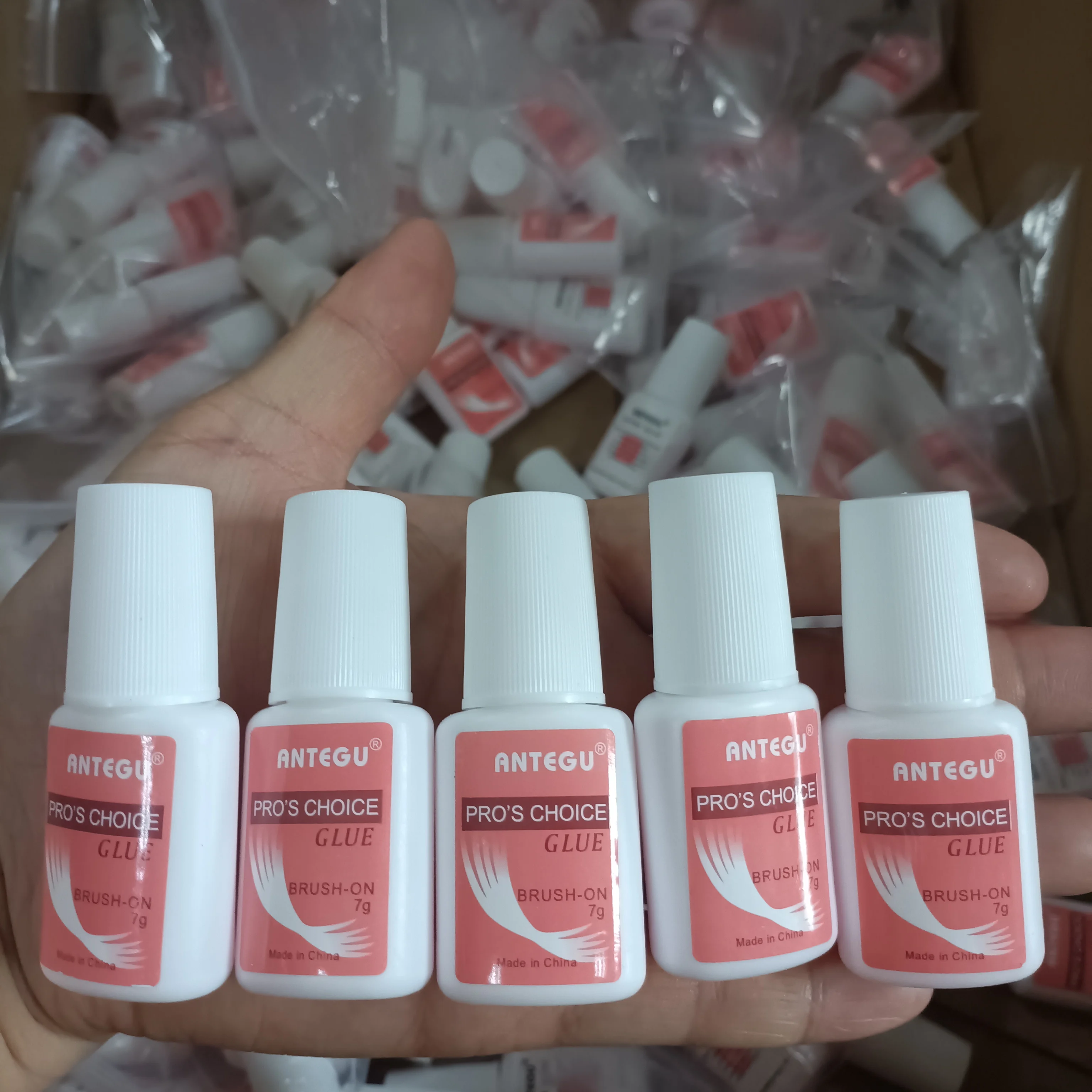1/5PCS Quick Drying Nail Glue Super Strong Nail Rhinestones Glue for Acrylic Fake Tips Nail Gel Glue Manicure Tools (7g/bottle)