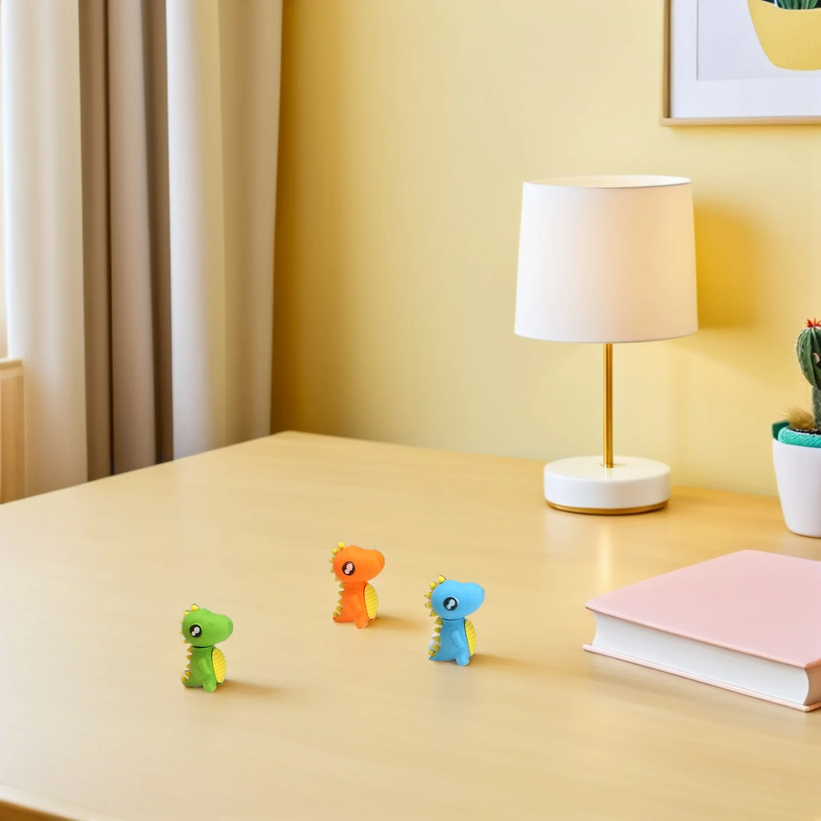 

48pcs Fun Erasers Cute Dinosaur Cartoon Erasers Soft Animal Shaped Stationery For School SuppliesArt Drawing Teacher Rewards
