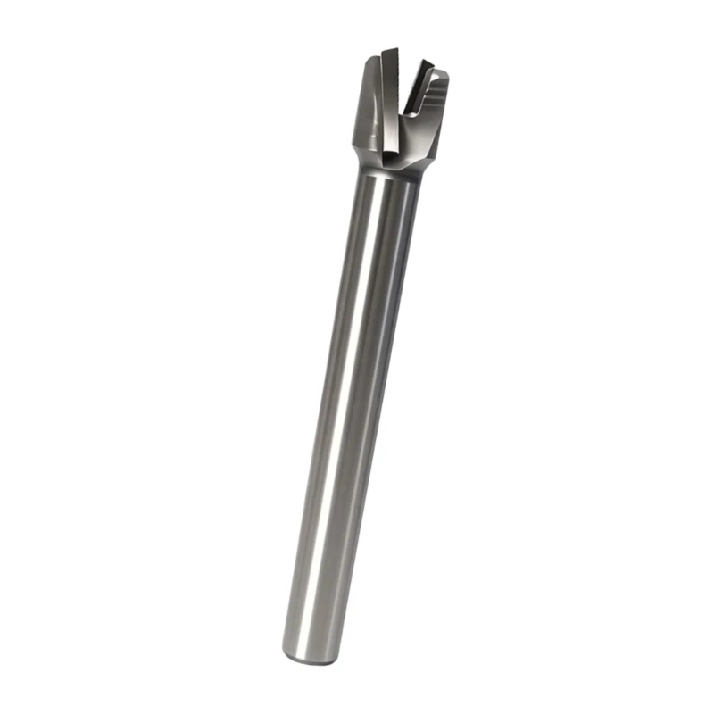 Steel-Body Mortising Bit with 8mm Shank Straight Stem for Solid Medium-Density Fiberboard, and Compressed Board Work M4YD