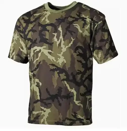 T-shirt de Camouflage allemand pour hommes, hauts d'été Flecktarn désert Ksor 2 Jungle