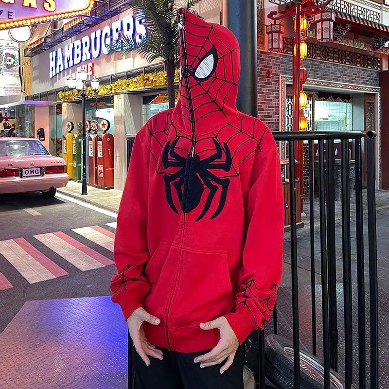 

Cute Coat Animation Spider Creative Comfortable Casual Long Sleeve Kawaii Loose Hoodie Cartoon Sweet Birthday Gift