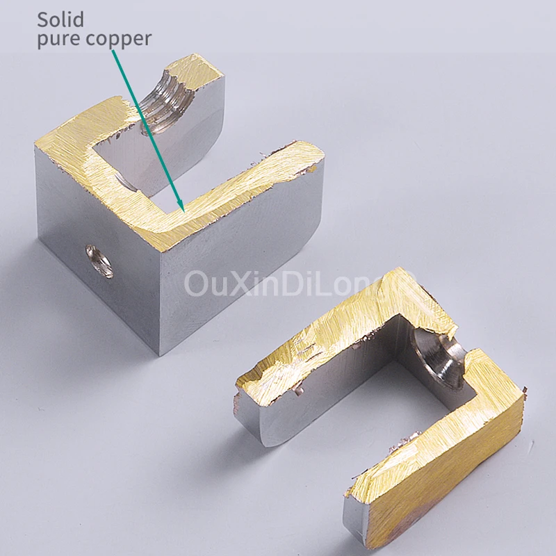 

HOT 6PCS Solid Brass Glass Clamps Bathroom Shelves Fixed Brackets Partition Plate Glass Clips No Drilling for 5~12mm