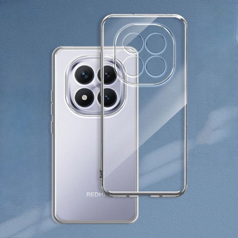 

Для Xiaomi Redmi Note 15 Pro + Прозрачный мягкий чехол из ТПУ для Note 15 ПРИМЕЧАНИЕ 15 Pro + 15 pro plus Силиконовый чехол Защитный чехол