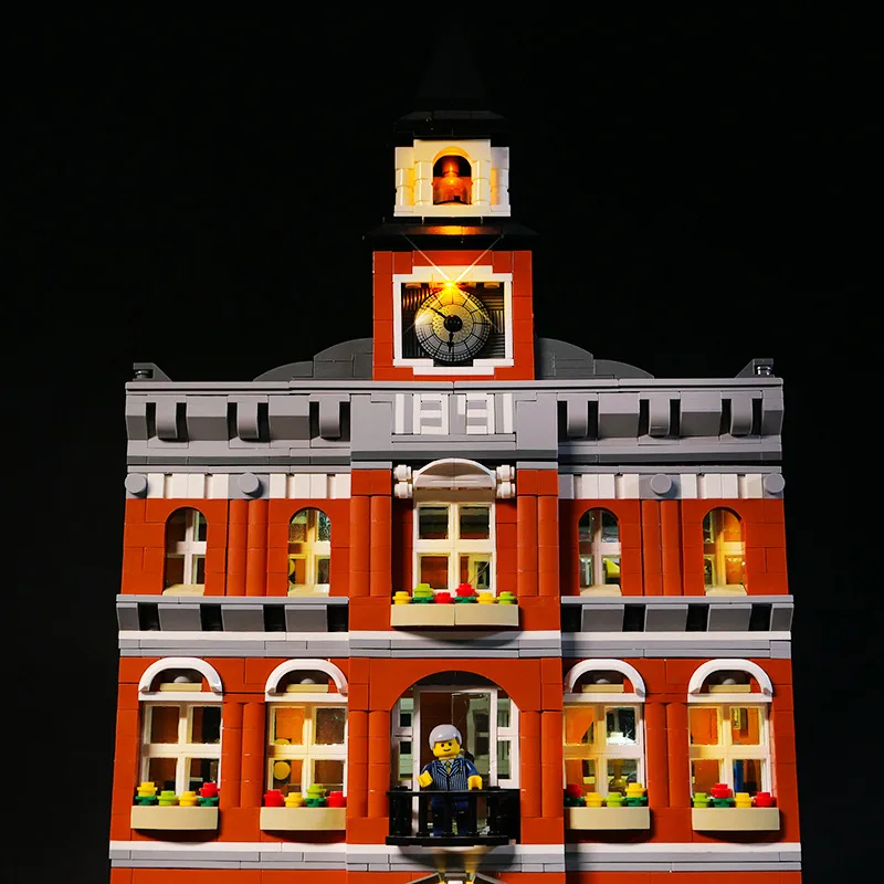 Kit d'éclairage LED pour salle de ville LEGO 10224, idées 15003, cadeau de bricolage (blocs de construction non inclus, Kits de briques, ensembles de modèles)
