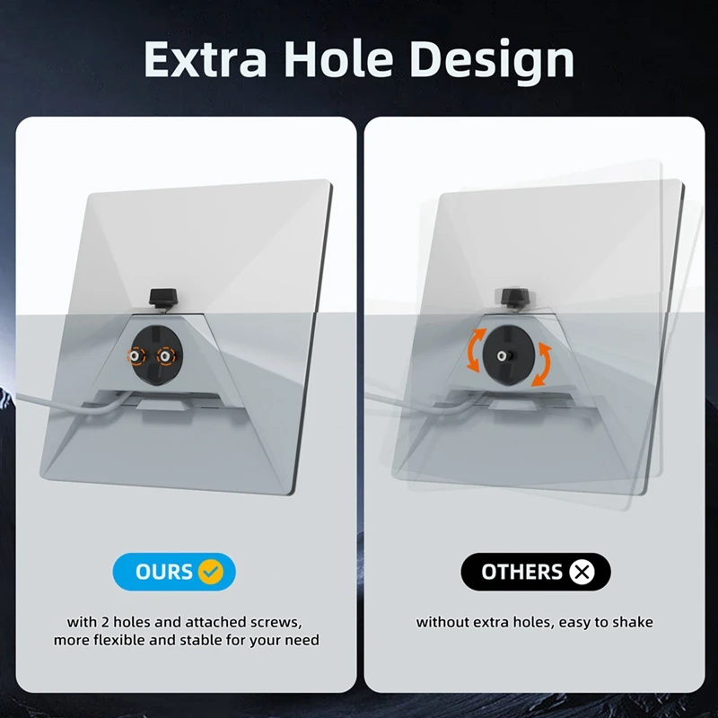 B03B-For Starlink Mini RV Bracket V4 Signal Bracket Tripod Adapter Tripod Mounting Adapter