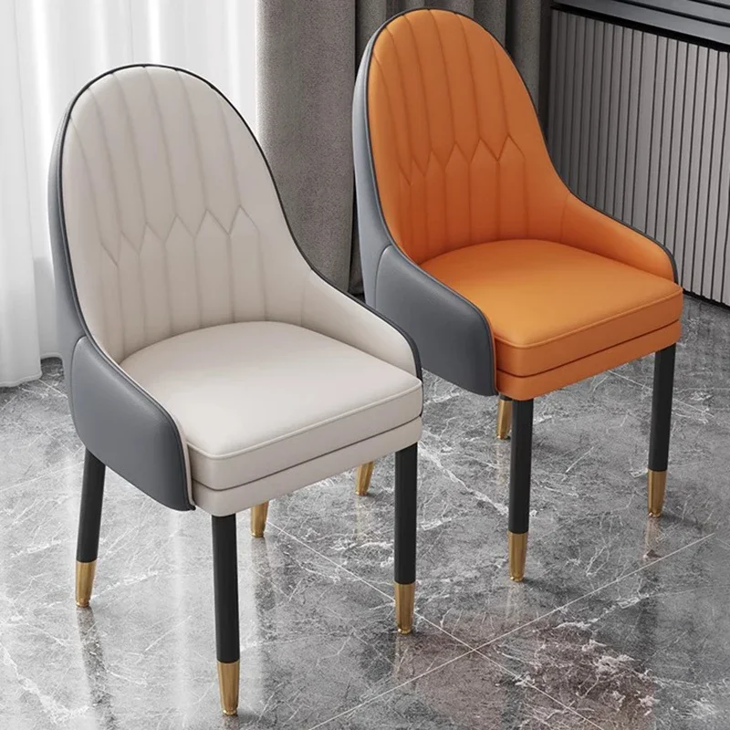 

Minimalist Modern Dining Chair Mid Century Comfy Portable Large Living Room Chairs Banquet Fashion Sillas Interior Decorations