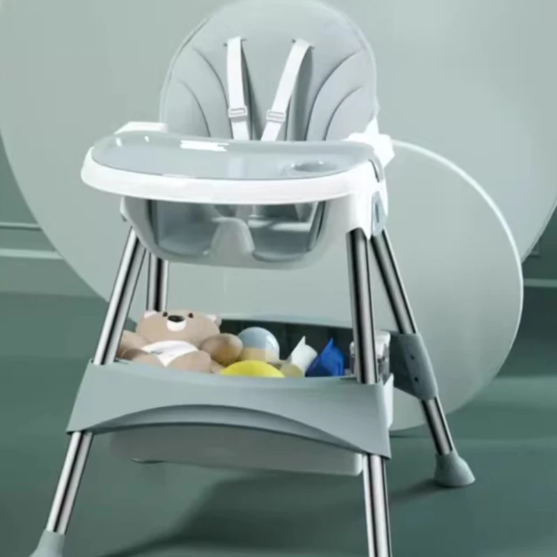 Children'S Folding Kids Chair Real Madrid High Room Feeding Chair Puppy Hocker Kinder Taburete Infantil Child Room Furniture