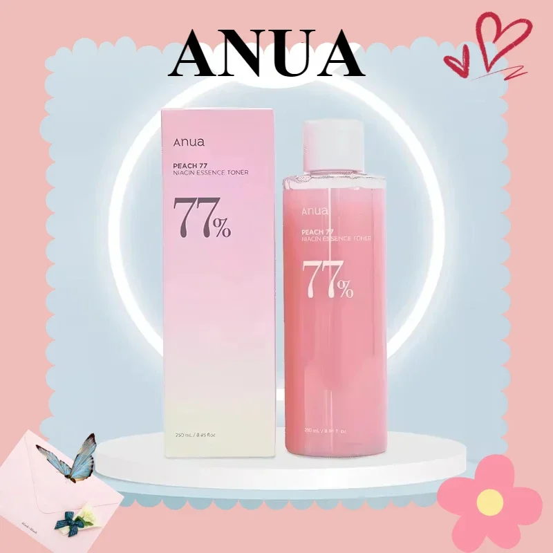 Anua Peach 77% Niacin Essence Toner 250ml Brightening Toner Niacinamide, Panthenol, Ceramide, Glass Skin, Korean Skin Care