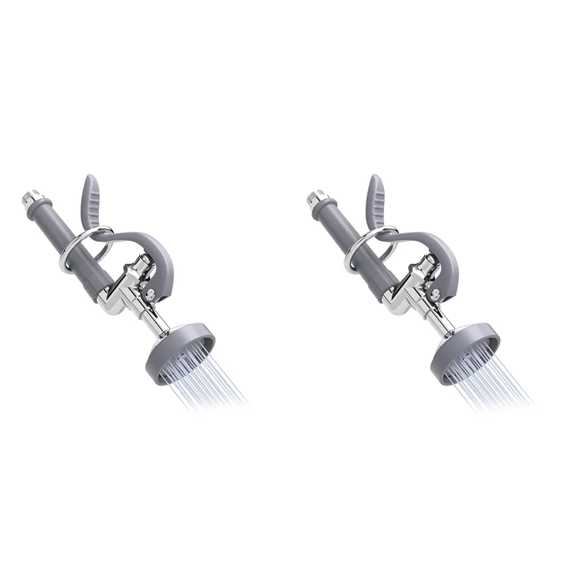 الترويج! 2X بخاخ بالوعة، بخاخ شطف مسبق لصنابير حوض المطبخ التجارية، 1.42 GPM صمام بخاخ فوهة رش الأطباق