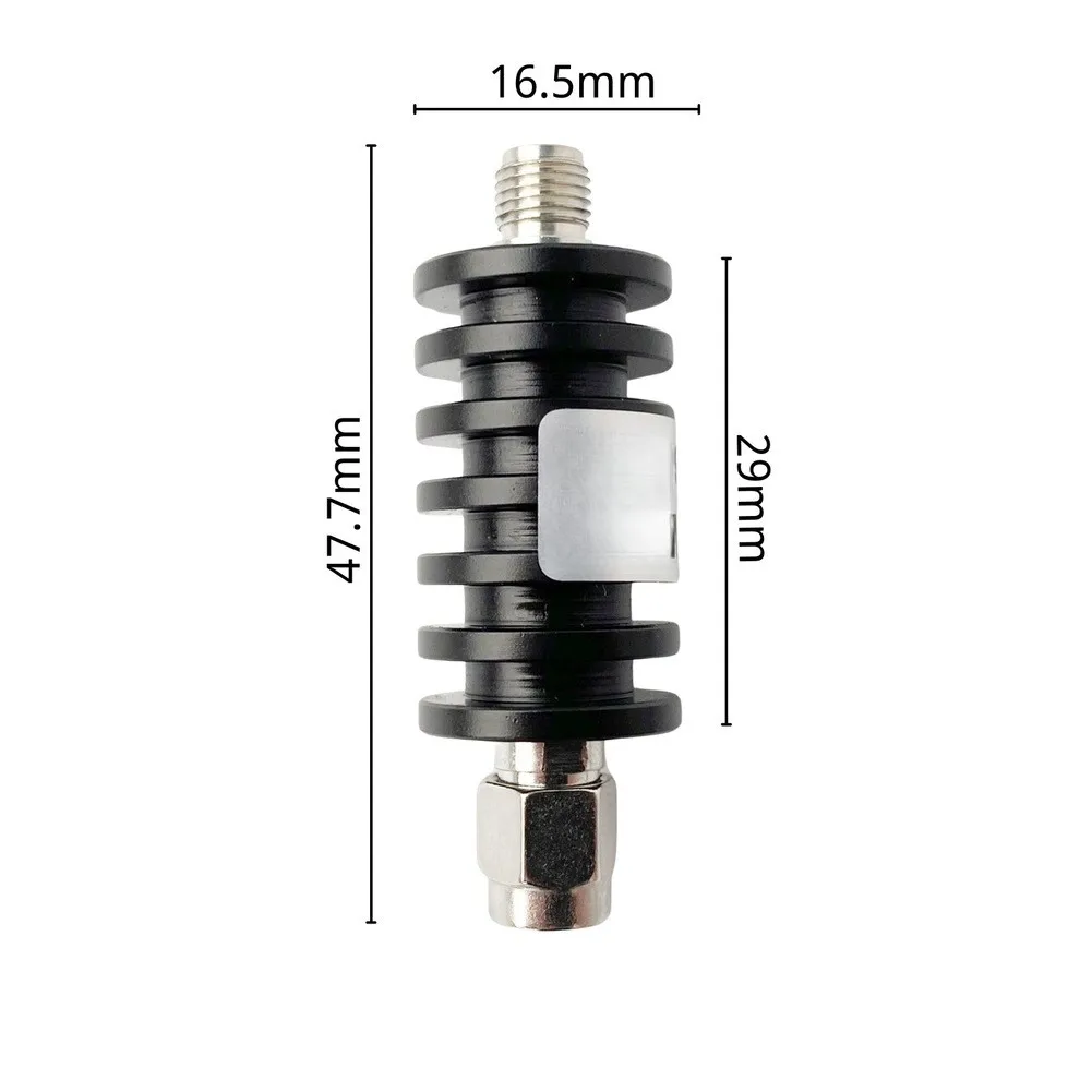 DC-6GHz 10W For SMA Fixed Attenuator 50 Ohm Male-Female Connector with Selectable 20dB to 60dB Attenuation for RF Applications