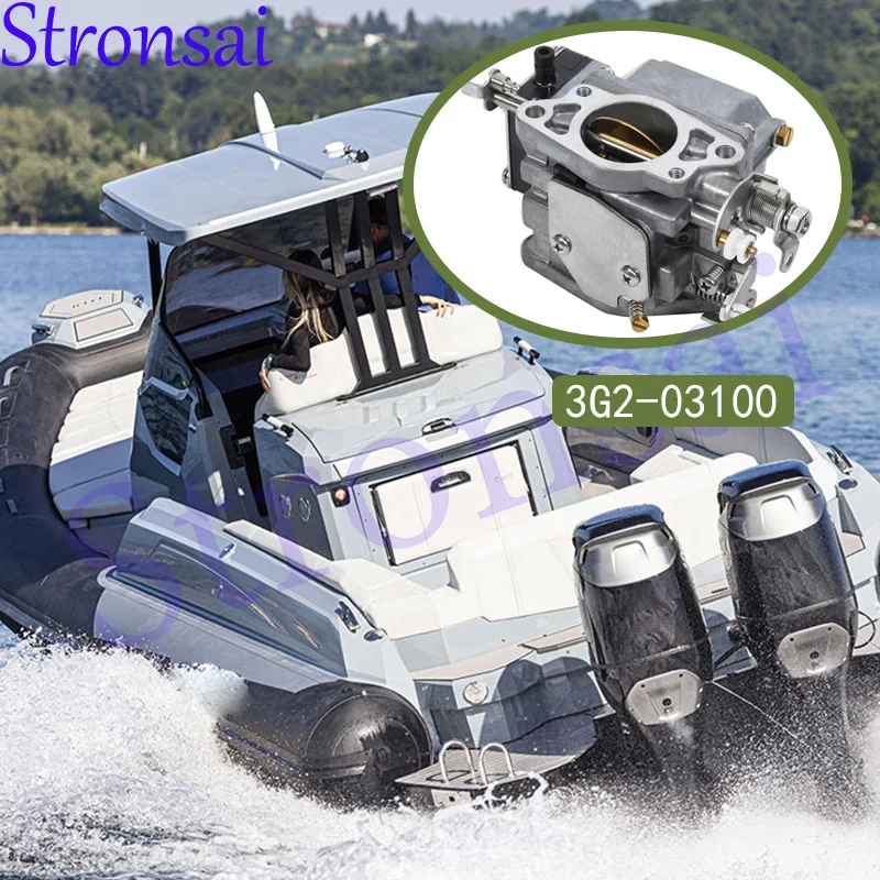 

3G2-03100 Карбюратор для лодки в сборе 3G2-03100 для 2-тактного подвесного двигателя Tohatsu Nissan M NS 9,9 15 18 л.с. 3G2-03100 -1 -2 -3
