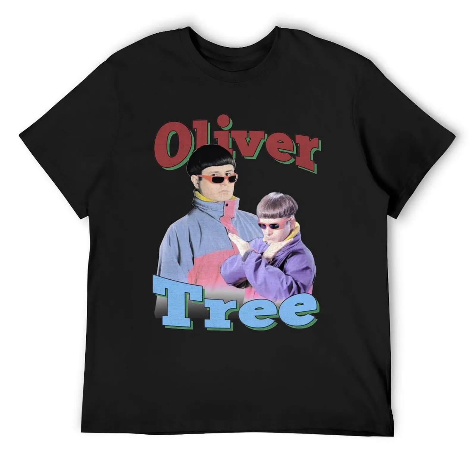 Oliver tree Hip-Hop vintage Essential . T-Shirt graphics vintage t shirts blue archive cotton graphic tees men clothes