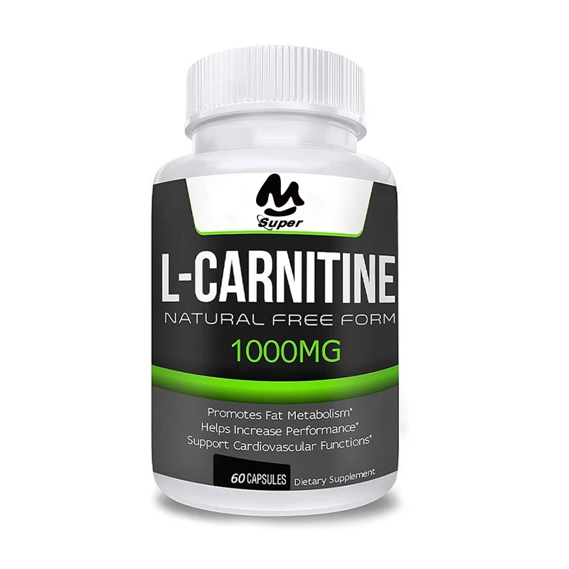 Super Strength L-Carnitine - 60 Capsules - 1000 mg Per Serving - Boosts Metabolism, Boosts Performance