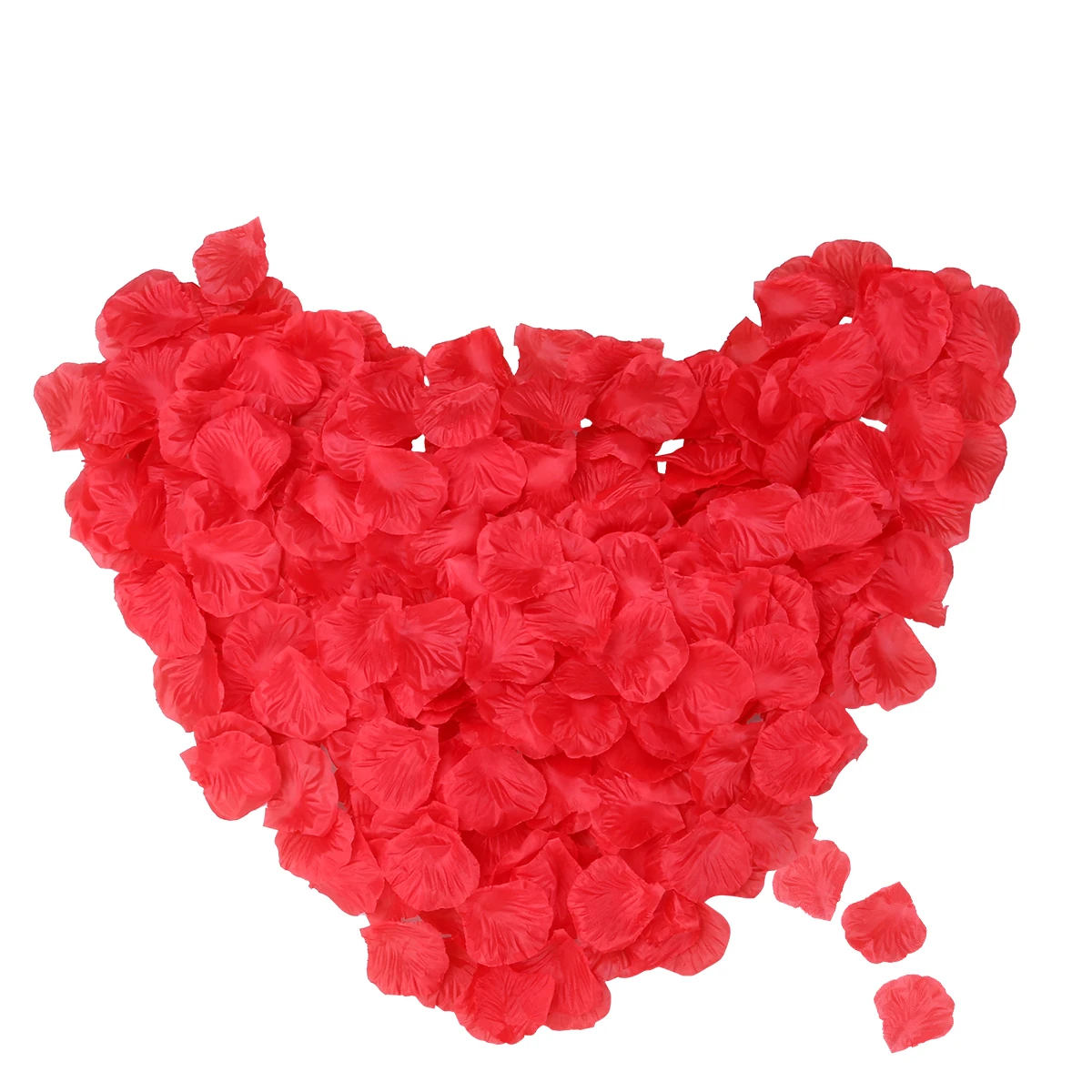 

2000Pcs Artificial Silk Red Rose Petals Lifelike Wedding Ceremony Toss Decor Reusable Table Confetti Silk Rose Petals