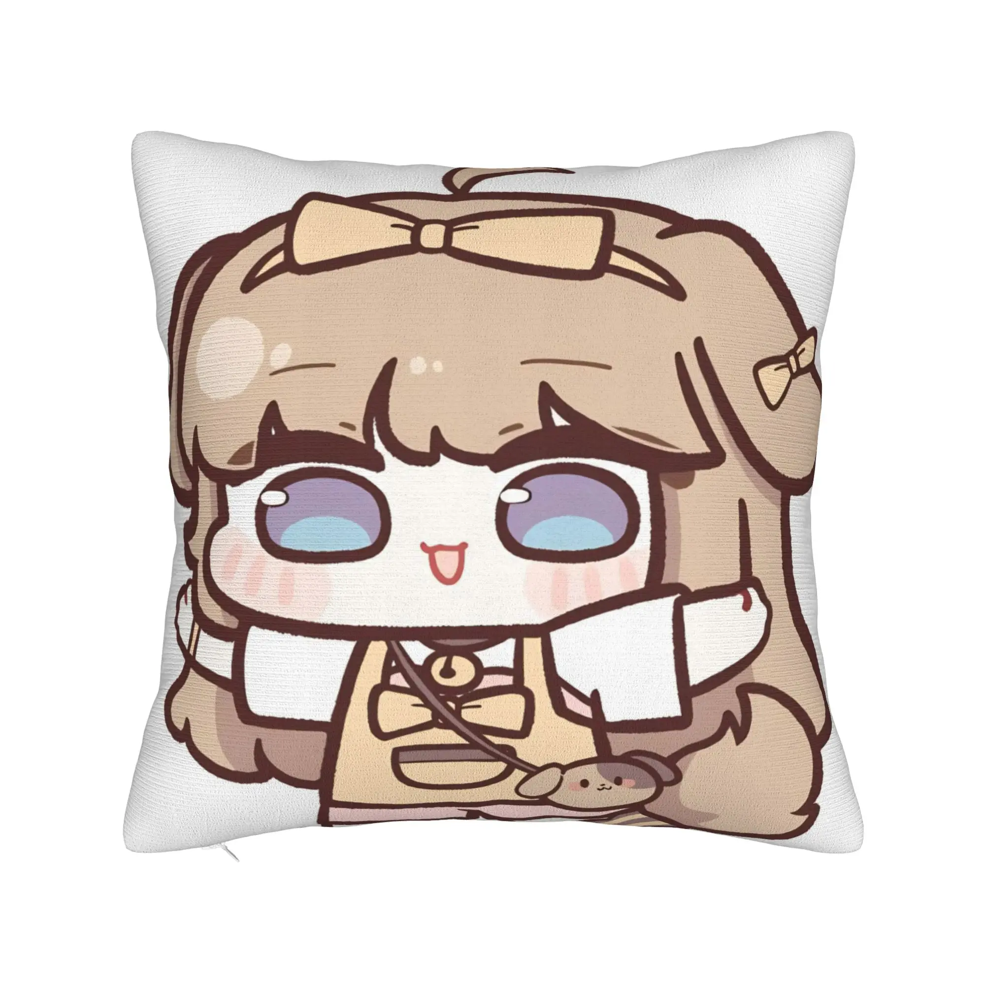 Decorative Pillow Cover Trickcal C-Chibi Go Games Merch Home  Throw Pillow Case Cover Zippered Multi Size