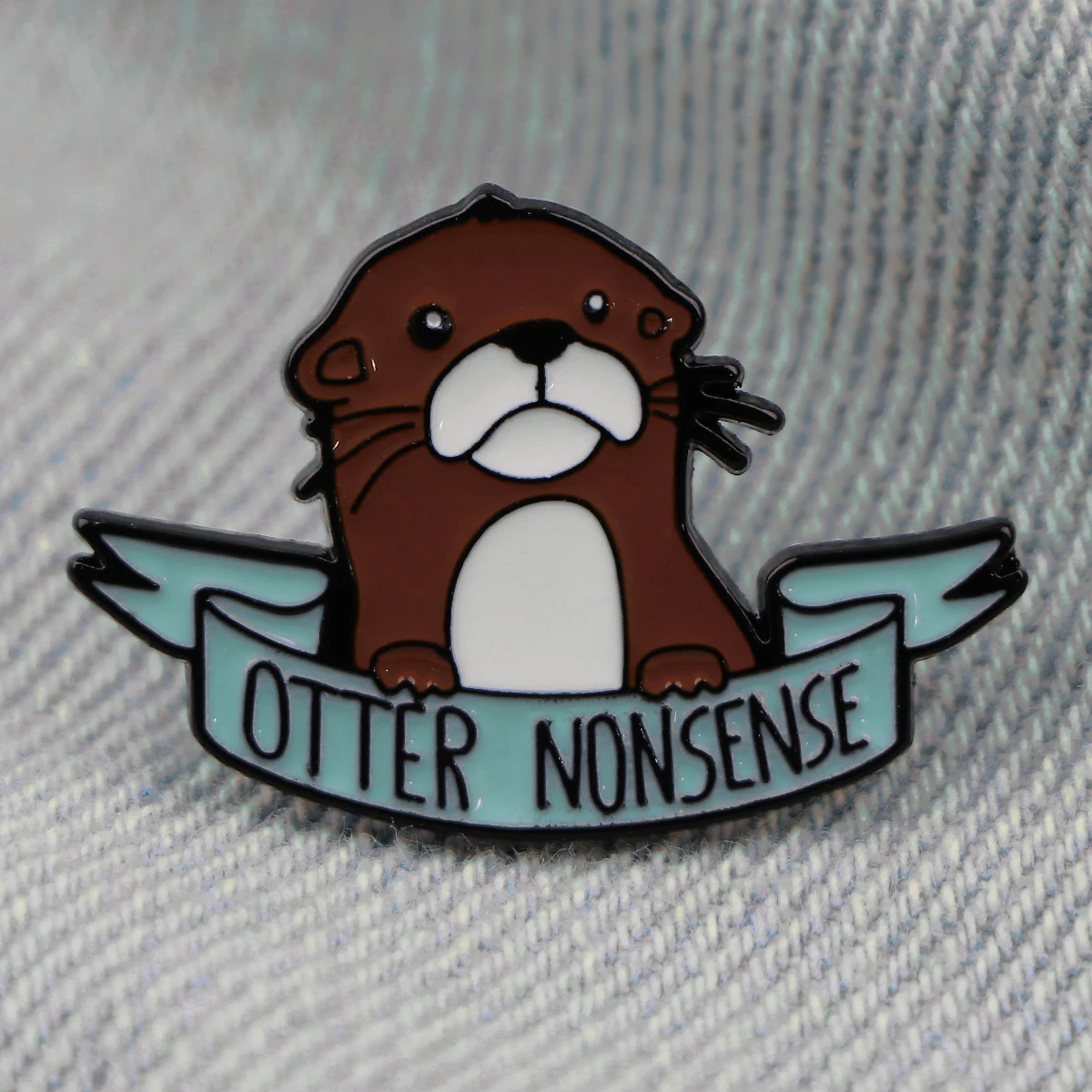 Otter Enamel Pins Animals Lapel Pins For Backpacks Badges Women Jacket For Clothing Badges Accessories Jewelry Brooches Gift