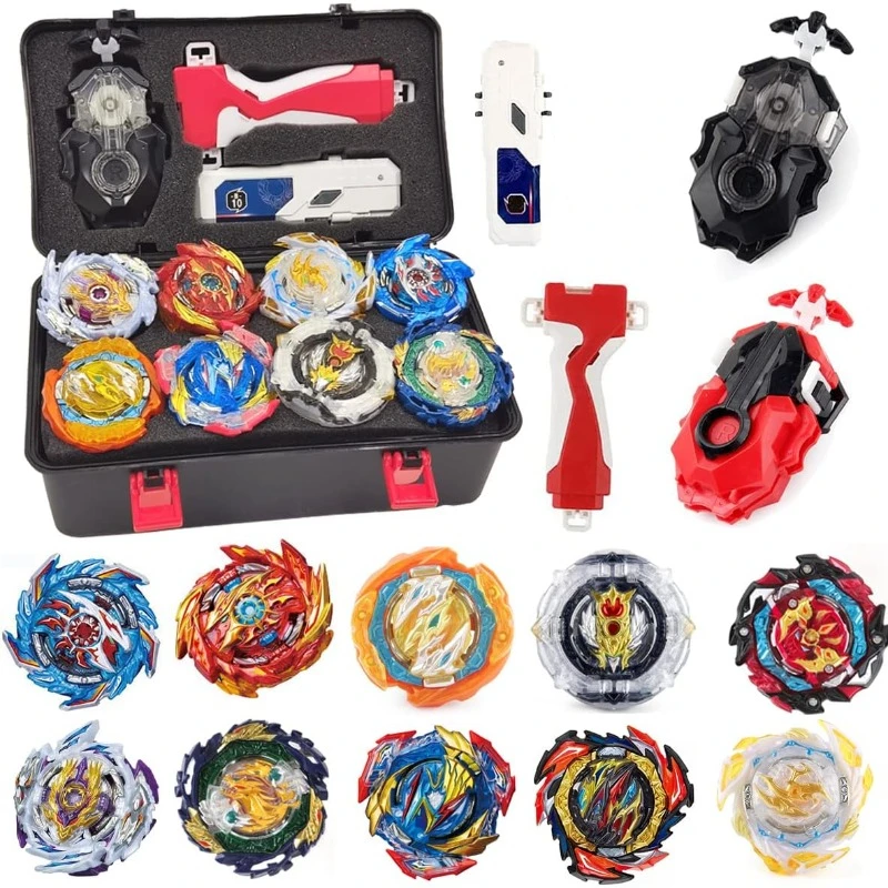 Beyblade Metal Fusion Fighting Top Toy Set Children\'s Toy Gift Boy Fighting Game 10 Burst Rotating Top Two-way Transmitter