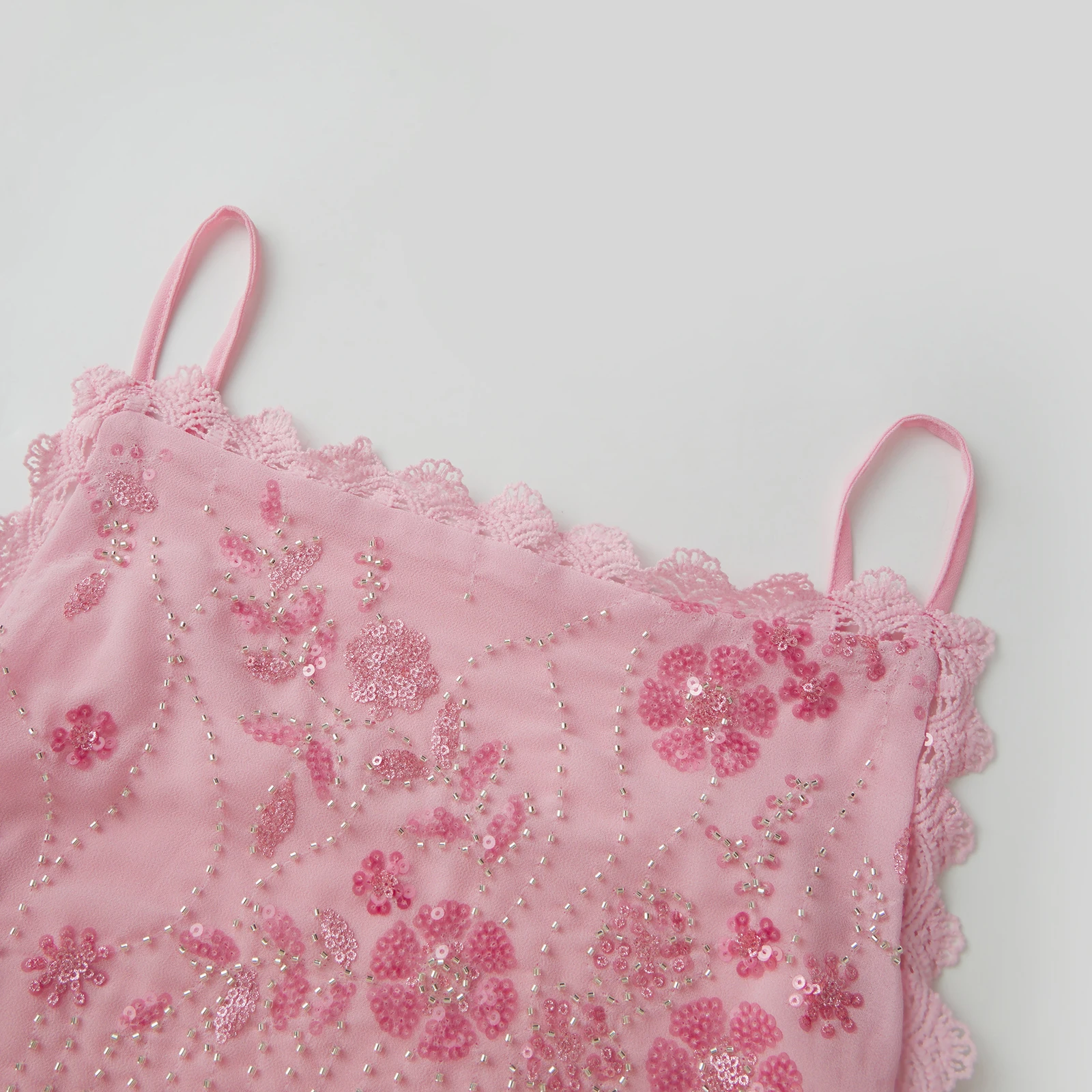 المرأة الصيف بلا أكمام عارية الذراعين سليم بروتيل حبة زهرة السباغيتي حزام الظهر Ti-up القوس تانك القمم الشارع الشهير #4