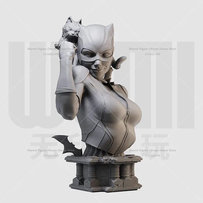 1/16 масштаб 1/10, женщина-кошка, Селина Кайл, дух свободы и независимости, герой летучей мыши, сделай сам, GK, 3D смола, неиспанные куклы с белым бюстом