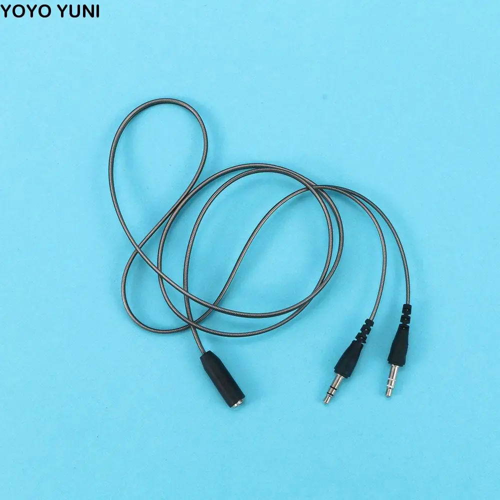 

Wire PC Adapter 3.5MM Female To 2 Male Y-Splitter Headset Headphone Audio Cable 3.5mm Jack