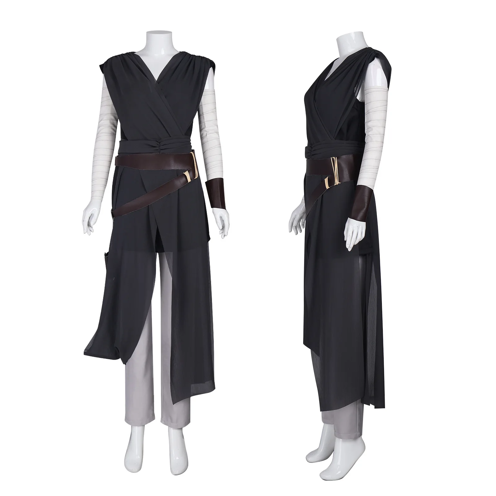 

Rey Cosplay Costume Halloween Party Outfit Science Fiction Role Play Dress Up Suit