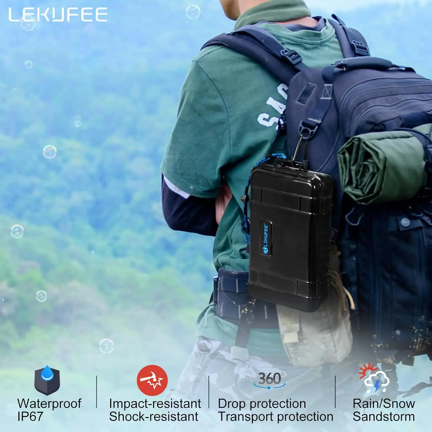 حافظة صلبة مقاومة للماء لكاميرا Insta360 Ace Pro 2/Pro/Ace Action (العلبة فقط) #6