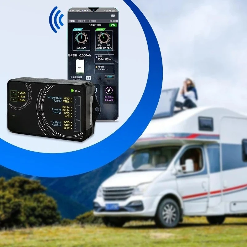 High Precision Voltage Ammeter Electric Vehicle Battery Quantity Display Bidirectional Capacity Detector