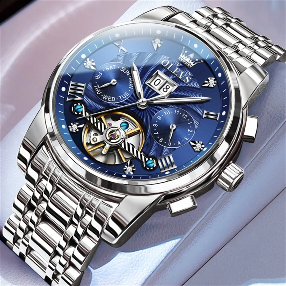 Men's Automatic Mechanical Watch, Waterproof