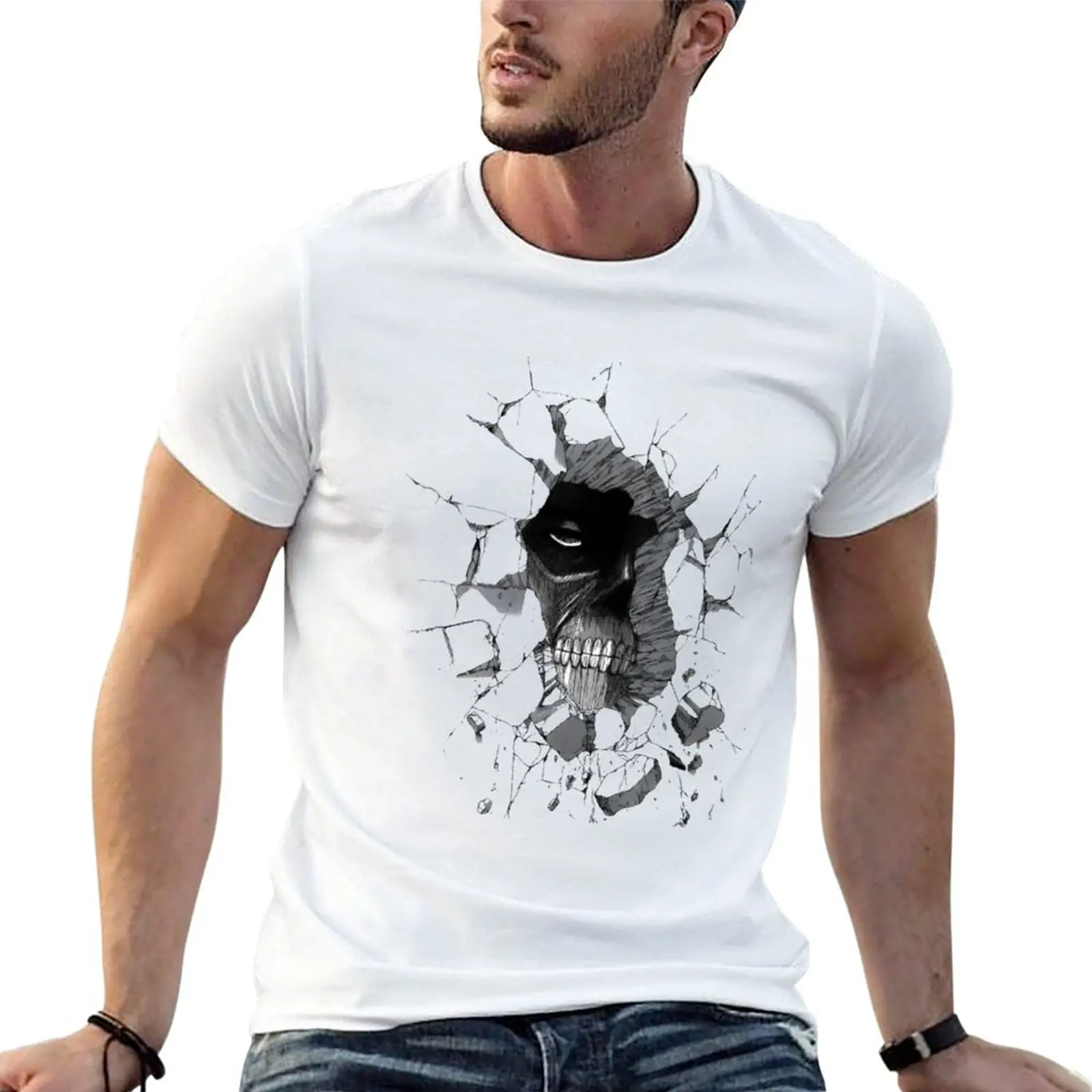 attack on tittans lovers anime T-Shirt customs funnys men t shirt