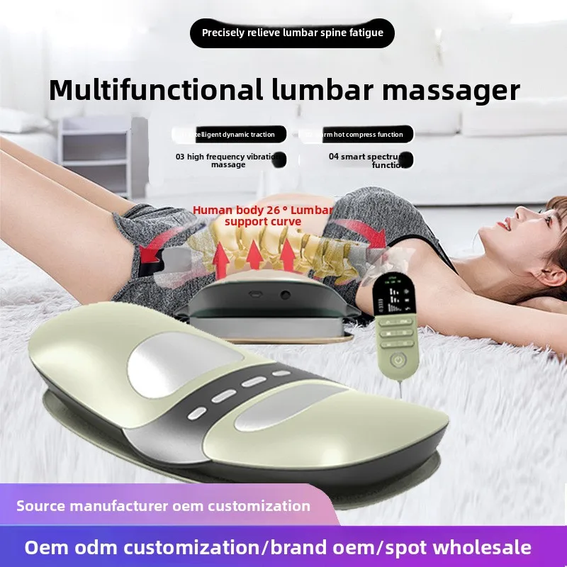 الشركة المصنعة الذكية الخصر مدلك قطني مهديء تدليك الخصر الكهربائية الساخن ضغط الاهتزاز قطني مدلك #1