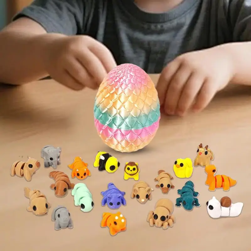 ثلاثية الأبعاد مطبوعة الحيوانات ألعاب متململة صغيرة توضيح الحيوانات لطيف أرقام جودي حقيبة المواد للطلاب المكافآت عيد ميلاد كرنفال