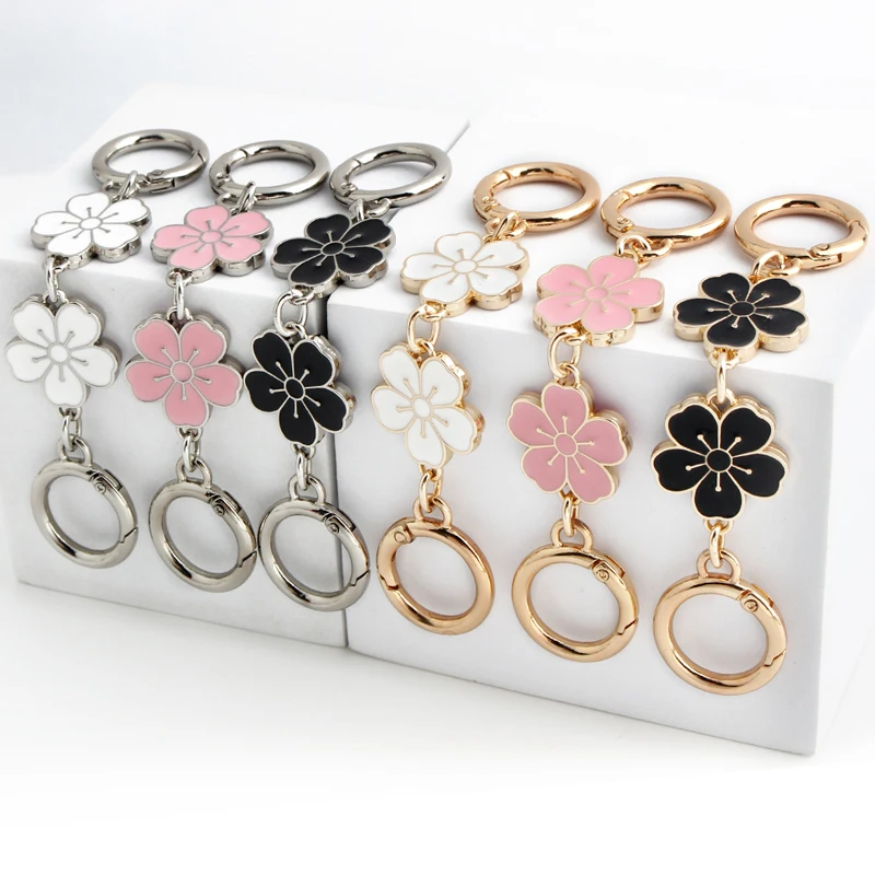 1PC Fashionable All-match Sakura Metal Crossbody Bag Decoration Extension Chain Wallet Shoulder Strap Extension Chain