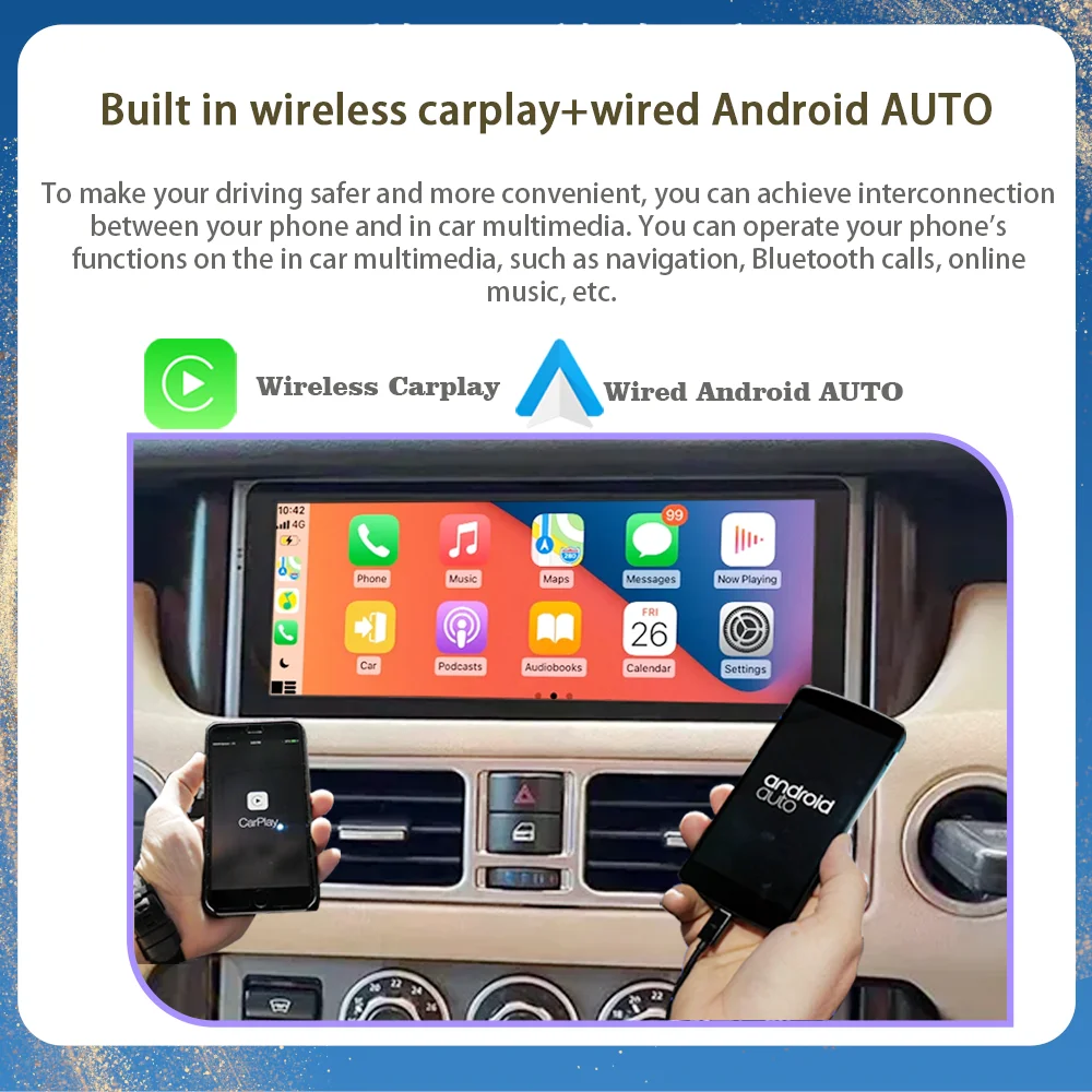 10.25 بوصة Android11 لاند روفر رينج روفر V8 L322 2002-2012 Redio GPS Carplay 5G الملاحة HD جاء مشغل وسائط متعددة