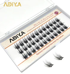 DIY Cluster Lashes for Personal Makeup Wide Stem C D dd Curl Eyelash Extension Segmented False Eyelashes Individual Natural Lash