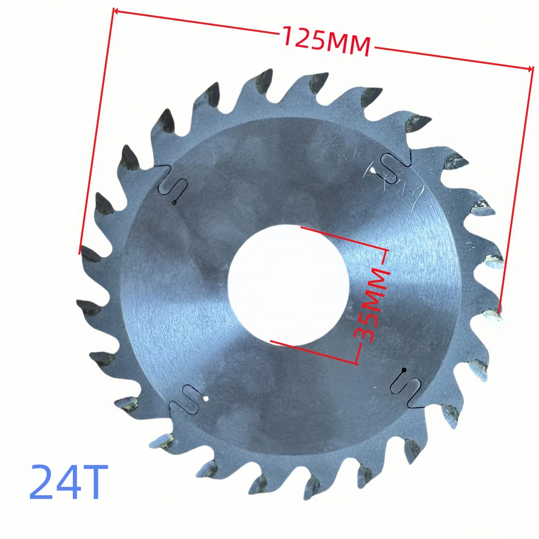 D125 متعدد سمك النجارة الشق المنشار سميكة سبيكة الكثافة مجلس دائم الصامت شفرة المنشار أداة للنجارة