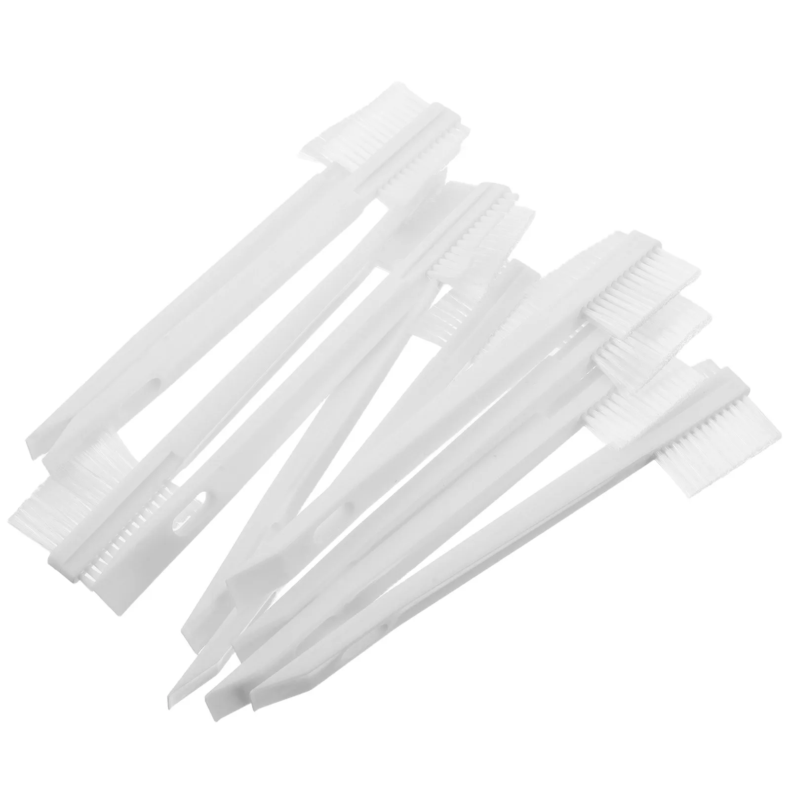10Pcs Grout Cleaner Brush Set Dual Sided Multi Head Gap Cleaning Tools for Bathroom Kitchen Car Detailing Shower Tile and
