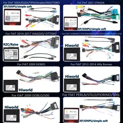 FOR FIAT Car cable harness canbus box Linea DUCATO Argo TORO UNO Strada DOBLO FIORINO 500X 500L EGEA STILO PERLA VIAGGIO OTTIMO