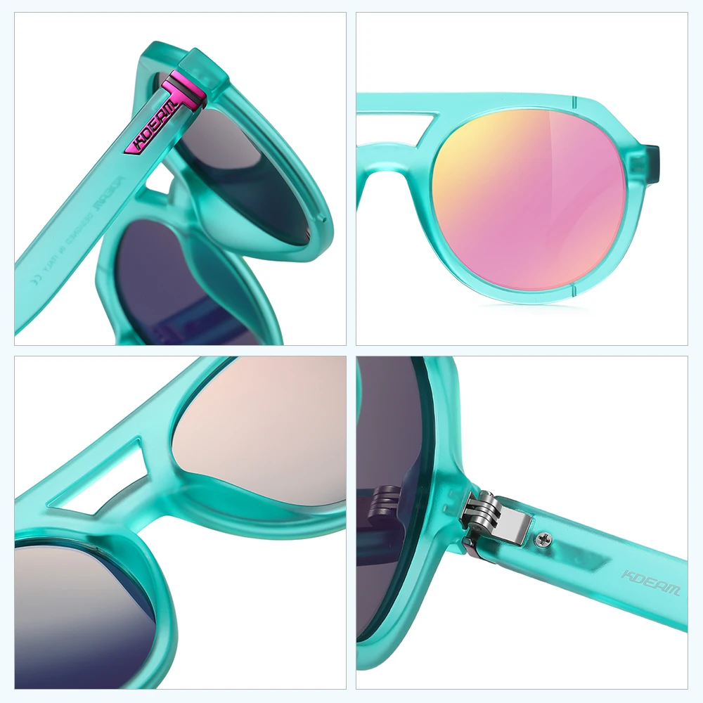 KDEAM  Round Shape Vintage Sunglasses Men Unisex Size Steampunk Glasses Women Party Shades Features Included Box