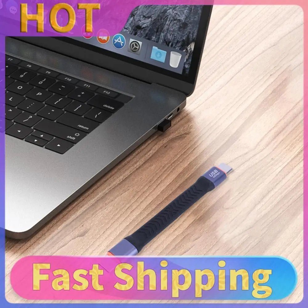 

Кабель для передачи данных PD100W, 20В 5А, USB3.2, USB Type-C - Type-C, 8K 60Гц, быстрая зарядка, короткий кабель для SSD, камеры, телефона