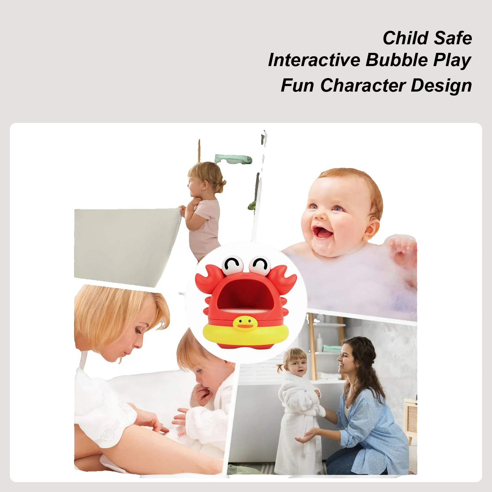 Badkuip Bubble Machine Peuter Krabhaai Model Bubble Maker Badspeelgoed Interactief voor vakantie Kinderbadkamer Verjaardag Kinderdagverblijf