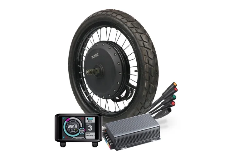 8kw Electric Motorcycle 8000w Motor Conversion Ebike Kit with Sabvoton Controller
