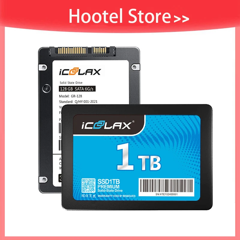 ICOOLAX SSD SATA3 128GB 256GB 512TB 1TB 2TB 2.5inch Internal Solid State Drive