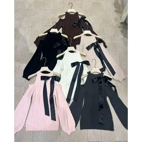 Халат Vestido Feminino с длинными рукавами в стиле ретро, свитер с открытыми плечами, вязаное платье с рукавами-фонариками, осеннее облегающее винтажное платье
