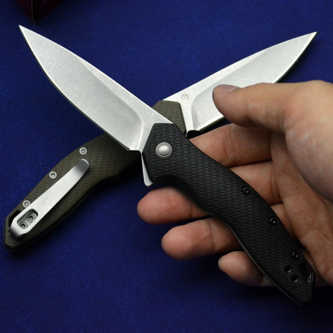 

KS 1845 Карманный нож 8Cr13Mov Лезвие Нейлоновая ручка из стекловолокна Открытый Кемпинг Дикая природа Выживание EDC Охотничий нож Нож для резьбы