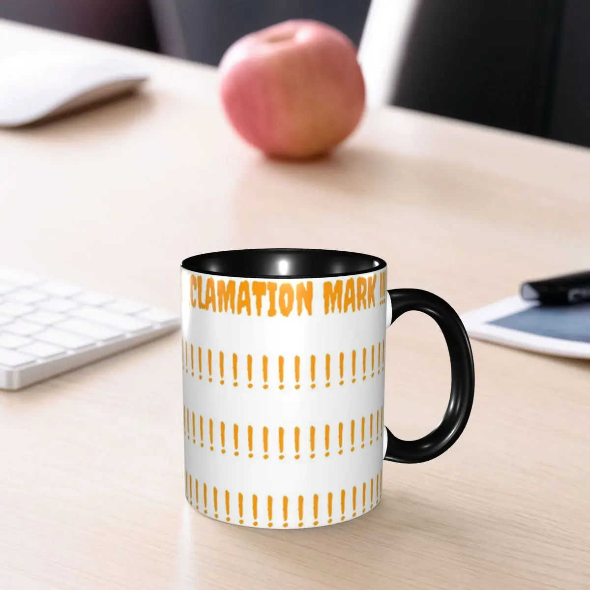 Exclamation Mark Alert The World For Upcoming Future Mug Ceramic Coffee Cups Tea Mugs Milk Cup Drinkware Gifts for Woman Man