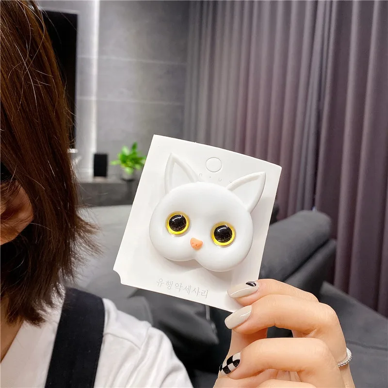 Niedliche Haarspangen mit Katzenmotiv, Cartoon-Design, schwarz-weiße Kätzchen-Haarspangen, süße Haarspangen aus Kunstharz für Damen und Mädchen, ideal als Haaraccessoire für den Alltag und für Partys. – Detail 6