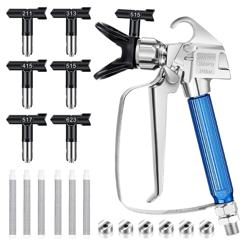

Classy-Airless Paint Sprayergun,Airless Spraygun Kit Paint Sprayergun For Airless Spraying Machine (211 313 415 515 517 623)
