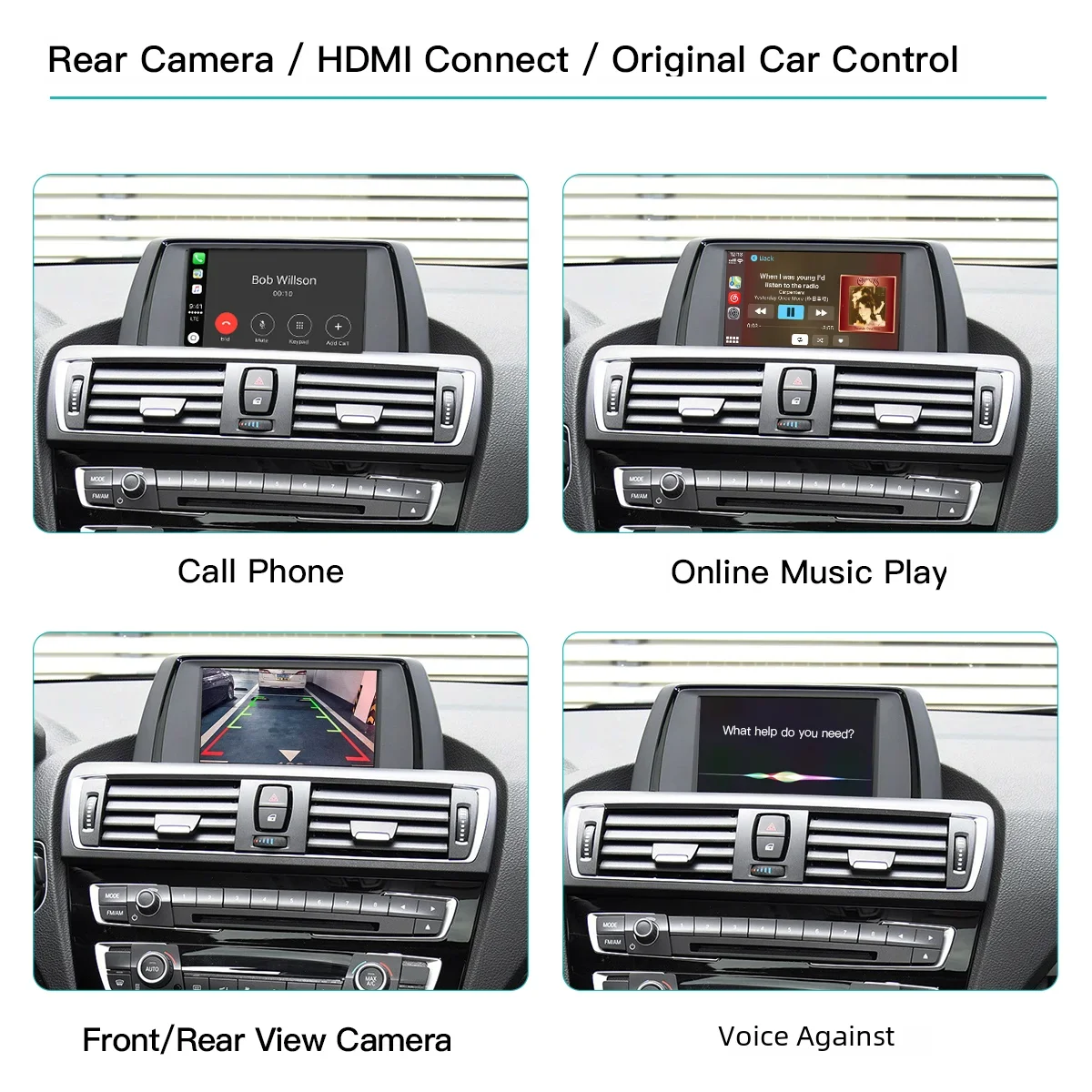 Módulo Automático Android CarPlay sem fio para BMW, NBT, CIC, 1, 2, 3, 4, 5, 6, Série 7, X1, X3, X4, X5, X6, MINI, e60, E84, E70, F26, F25, F10, F11F20, F21