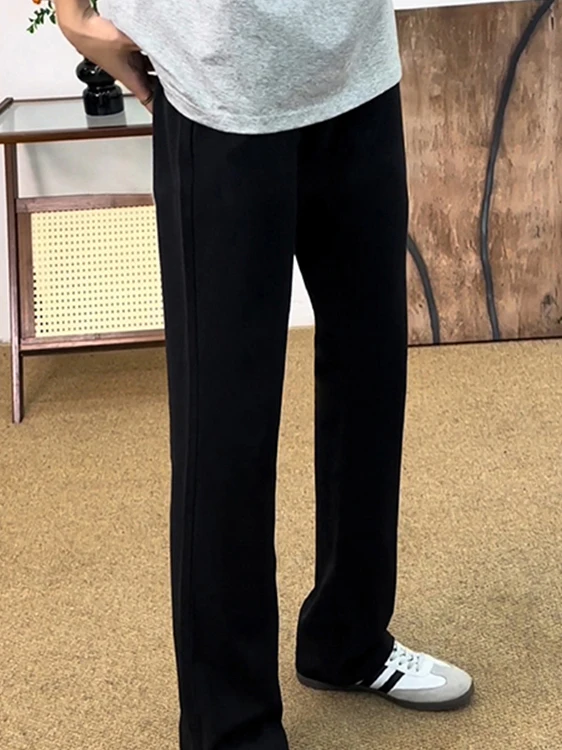 

Cleanfit Ice Silk Men's Trousers Summer Faion American Design Bend Knife Long Pants Casual Straight Leg Youth ular Pure ...